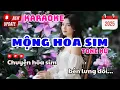 Download Lagu Mộng Hoa Sim Karaoke Tone Nữ | Phối Mới Cực  | Nam Music Karaoke