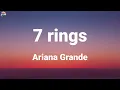 Ariana Grande - 7 rings  (Lyric Video)