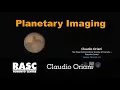 Planetary Imaging with Claudio Oriani