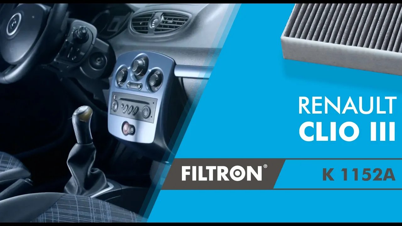 Jak wymienić filtr kabinowy? – Renault Clio III – The Mechanics by FILTRON