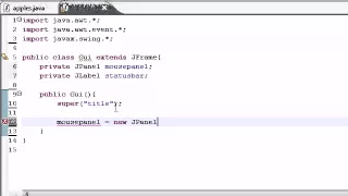 Java Programming Tutorial 74 Mouse Events Java Tutorial