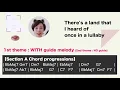 Over the rainbow  [sing along background JAZZ KARAOKE music] for female singers - The Wizard of Oz