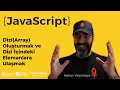 JavaScript Dizi Array Olusturmak ve Dizi Icindeki Elemanlara Ulasmak