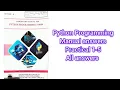 Python Programming Manual Answers K scheme Practical 1 - 5 all answers