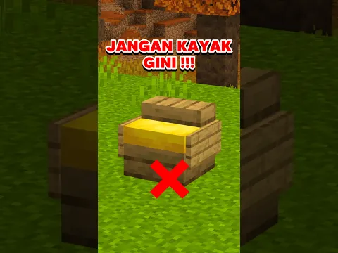 Mending Bikin KURSI CUSHION Kayak Gini Aja‼️#minecraft #shorts