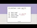 Python Everything about print function with MCQs part 2