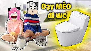 MỀU VÀ REDHOOD THỬ THÁCH HUẤN LUYỆN BÉ MÈO ĐI VỆ SINH TRONG TOILET*CẶP ĐÔI SIÊU QUẬY*TX VLOG