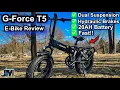 G-Force T5 Dual Suspension Fat Tire Ebike Review This electric bike better than the G-Force T42