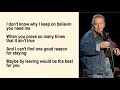 John Conlee - Rose Colored Glasses with Lyrics
