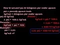 how to convert psi to kilogram per meter square - pressure conversion
