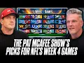 The Pat McAfee Show Picks Predicts Every Game For NFL s 2025 Week 4 Weekend