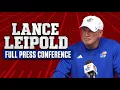 Lance Leipold updates the Kansas QB competition breaks down the team on media day