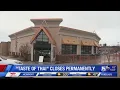 Taste of Thai closes permanently