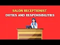 Salon Receptionist Duties And Responsibilities