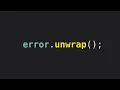 Learning Rust With Rustlings - Error Handling