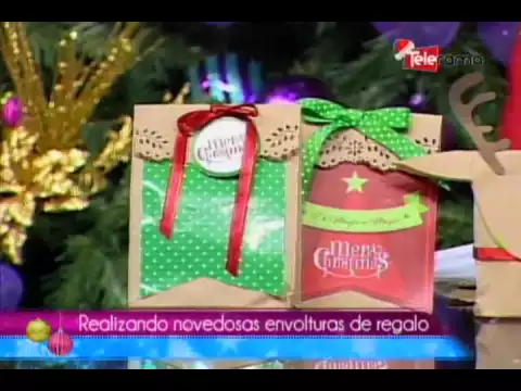 Realizando novedosas envolturas de regalo