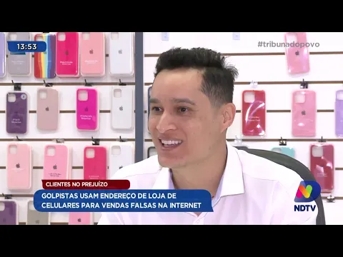 Clientes no prejuízo: golpistas usam endereço de loja de celular, de Joinville, para vendas falsas