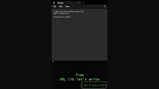 How to do URL encoding and decoding in Python