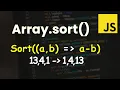 Learn JavaScript Sorting in 6 Minutes