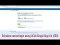 How to Login to MyBruin International as a J-1 Scholar
