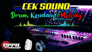cek sound drum kendang melody