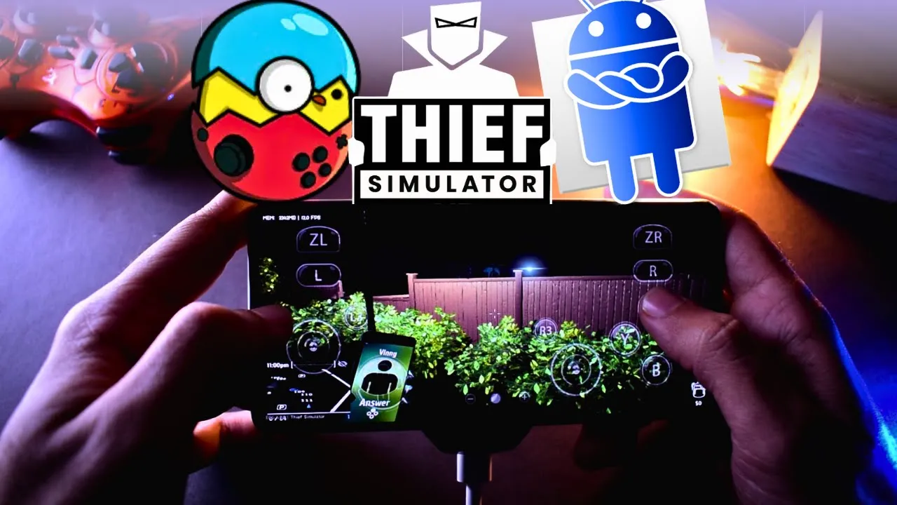 Thief Simulator Android | Nintendo Switch Emulator Gameplay | Egg NS Mali GPU