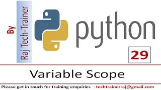 Python Tutorial - Part 29