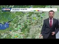 Scattered showers stray storm Monday 8-17-26