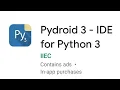 How to Download install Pydroid in Android Run Hello World Python Program