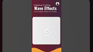 Click Wave Animation Using HTML CSS JavaScript Become A Creative Coding Frontend Developer