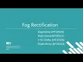 Fog Rectification Zynq SOC SDSOC