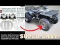 DISC BRAKE CONVERSION 98 Honda Fourtrax 300 4x4