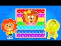 LionET | Balloons Cube Challenge and other funny stories  | Cartoon for Kids