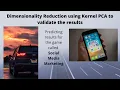 Kernel PCA to Validate Results
