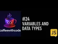 Variables Data Types in JavaScript Web Development Course