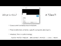 V15 - Classes and Objects Conceptual Introduction