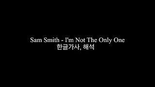 Download Sam Smith - I'm Not The Only One 한글가사, 해석 MP3