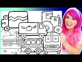Coloring Trucks Tractors Buses Vehicles Coloring Pages Construction Trucks Coloring s