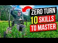 How to Use a Zero Turn Mower - 10 Skills to Master