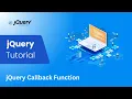 14 jQuery Tutorial For Beginners Callback Function Learn with gsarwar