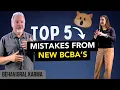 Top 5 Mistakes New BCBAs Make And How to Avoid Them