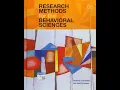 Research Strategies and Validity Chapter 6 - Research Methods for the Behavioral Sciences