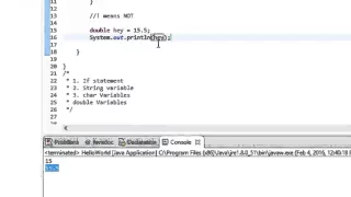Java Programming 3 - If Statement