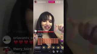 ruby nikara fait un live et veut montrer sa ch te