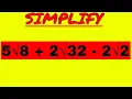5 Sqrt 8 2 sqrt 32 - 2 sqrt 2 Xam idea Class 9th Lesson 1 Real Numbers Q 21 ii smartteaching