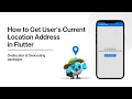 Add Geolocation in flutter to get the User Current Location