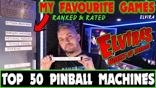 My Top 50 Pinball Machines Elvira s House of Horrors Rated Gonzo vs Pinside top 100