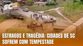 Estragos e mortes: cidades da Grande Florianópolis são mais afetadas