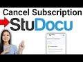 How To Cancel Studocu Subscription - Full Guide 2024