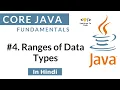 Ranges Of Data Types Core Java Hindi